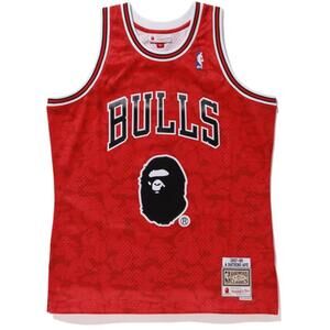BAPE x NBA Chicago Bulls Mitchell & Ness Hardwood Classics